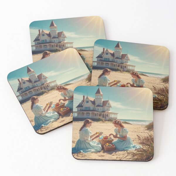 Item preview, Romantic Victorian Women Seaside Picnic designed and sold by BlareBlare.