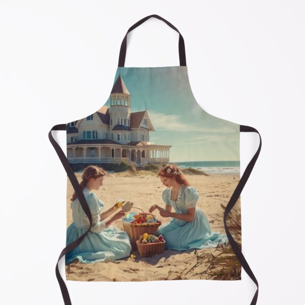 Aperçu de l'œuvre Romantic Victorian Women Seaside Picnic créée et vendue par BlareBlare.