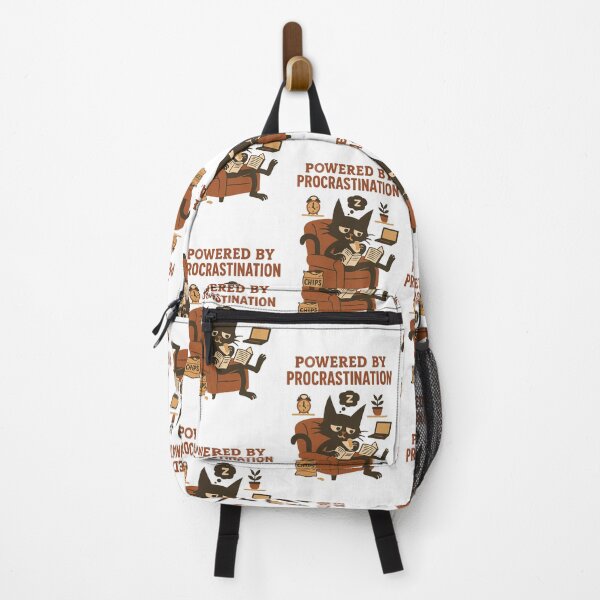 Item preview, Procrastination Mode: Feline Efficiency Unleashed designed and sold by Mindful56.