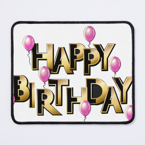 Item preview, black pink birthday designed and sold by Sky & Moments.