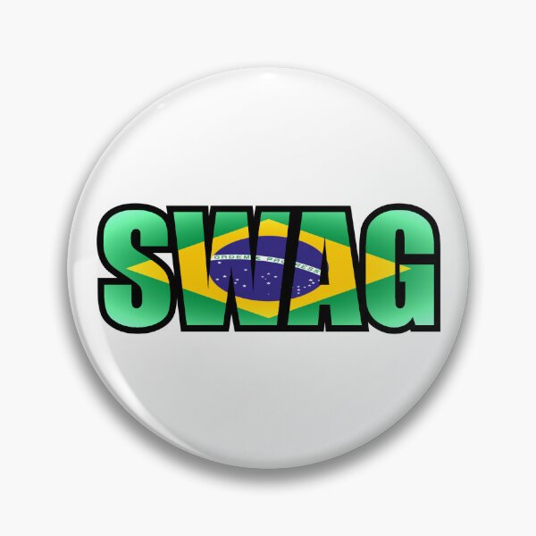 Item preview, Impact Text SWAG Brazillian Flag designed and sold by theridman.