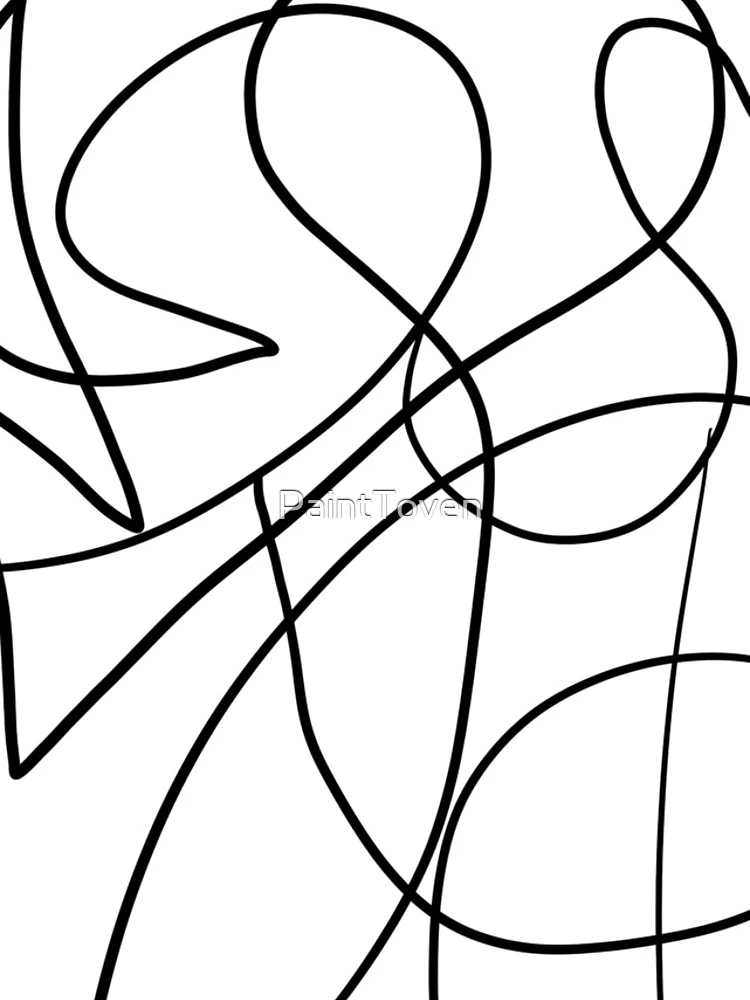 Thumbnail 4 of 4, iPhone Case, Line pattern designed and sold by PaintToven.