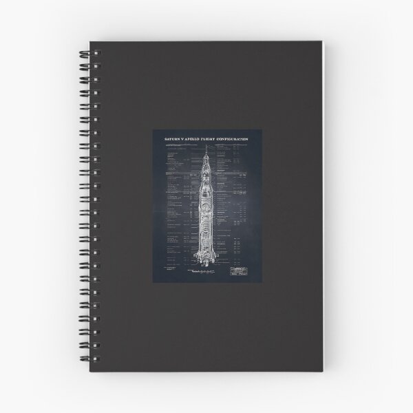 Item preview, Apollo Saturn V Blueprint In High Resolution (Black) (1) designed and sold by rodahosto.