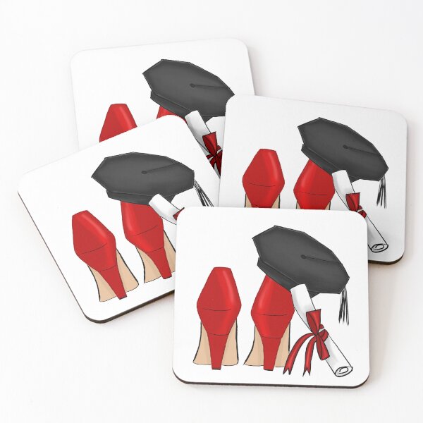 Item preview, It’s Doctor Now - Red Heels, Ph.d Cap, Diploma designed and sold by SMillustrations.