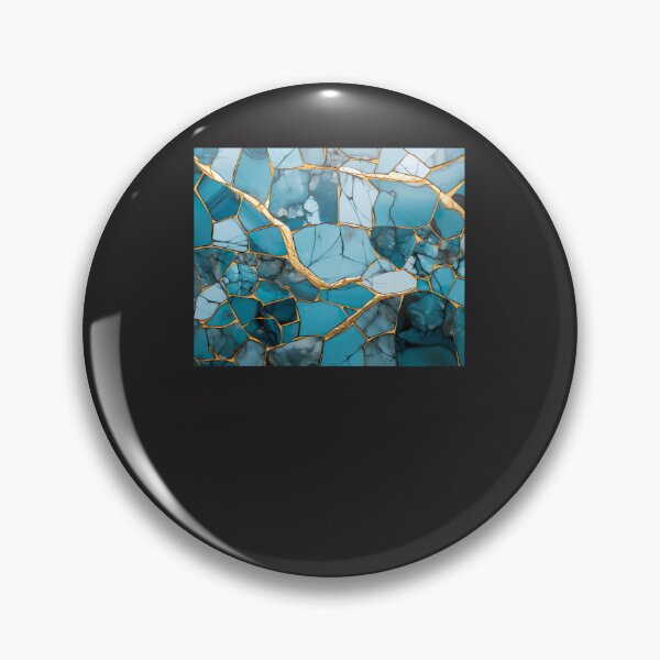 Item preview, Aquamarine - Kintsugi designed and sold by rodahosto.