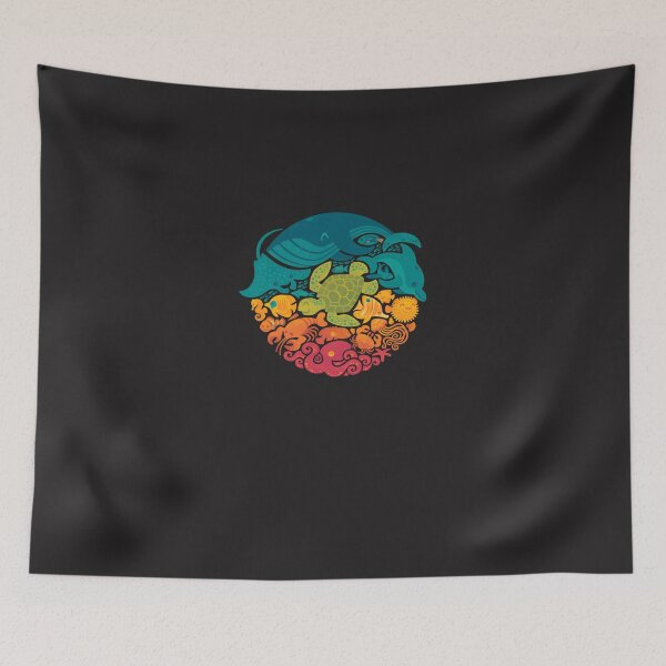 Item preview, Aquatic Rainbow (Light Blue) designed and sold by rodahosto.