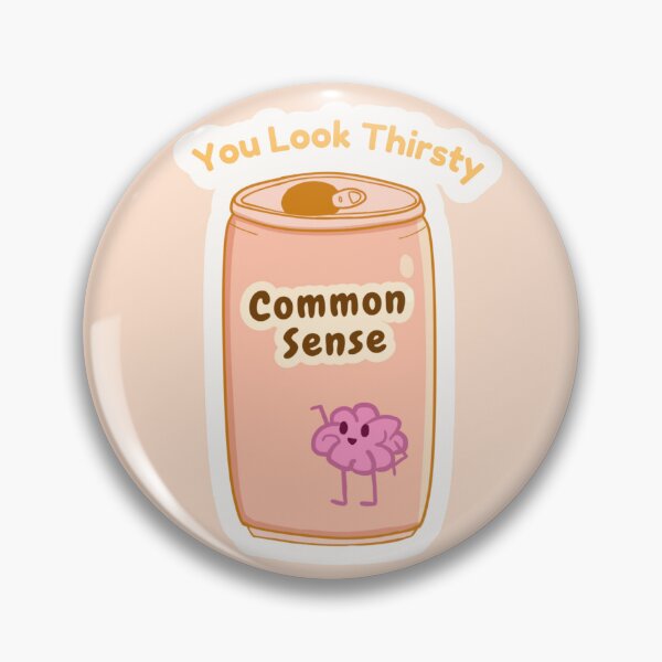 Artikelvorschau, Common Sense Soda | Sarkastische Sticker entworfen und verkauft von ItsLlamaIGuess.