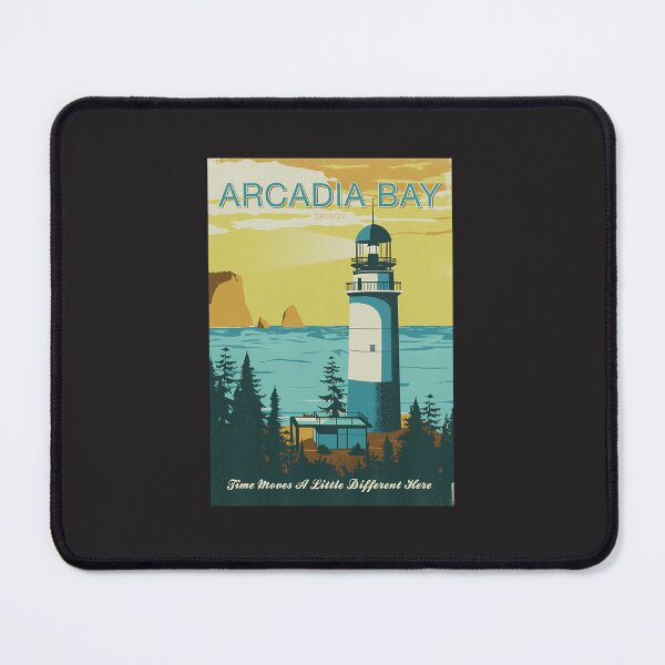 Item preview, Arcadia Bay - Vintage Tourism Poster designed and sold by rapozow.