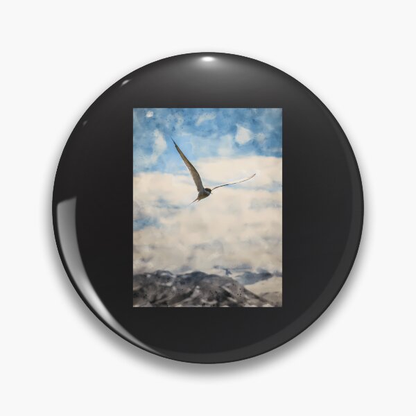 Item preview, Arctic Tern In Eyjafjrur - Watercolor designed and sold by rapozow.