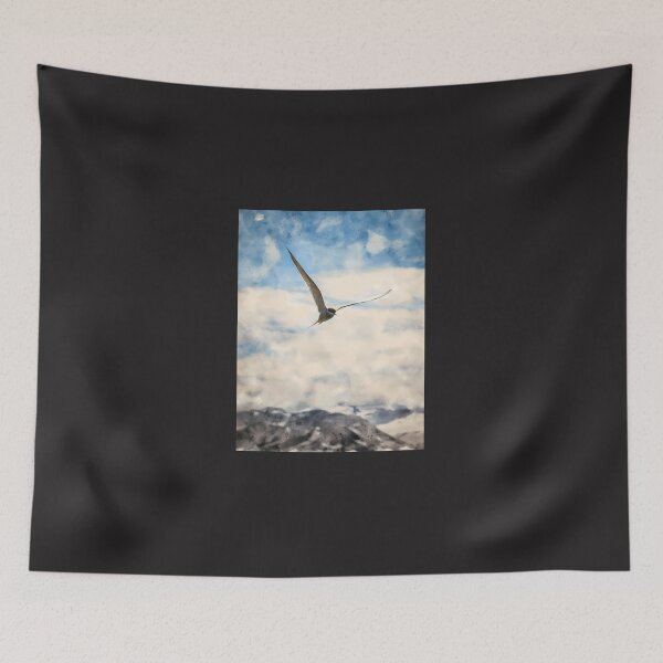 Item preview, Arctic Tern In Eyjafjrur - Watercolor designed and sold by rapozow.