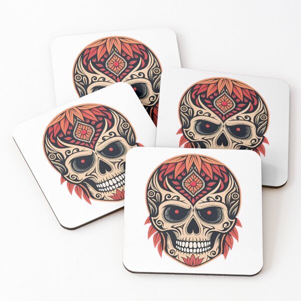 Item preview, Ornamental Skull Illustration designed and sold by lamabream.