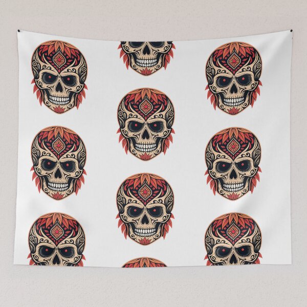 Item preview, Ornamental Skull Illustration designed and sold by lamabream.