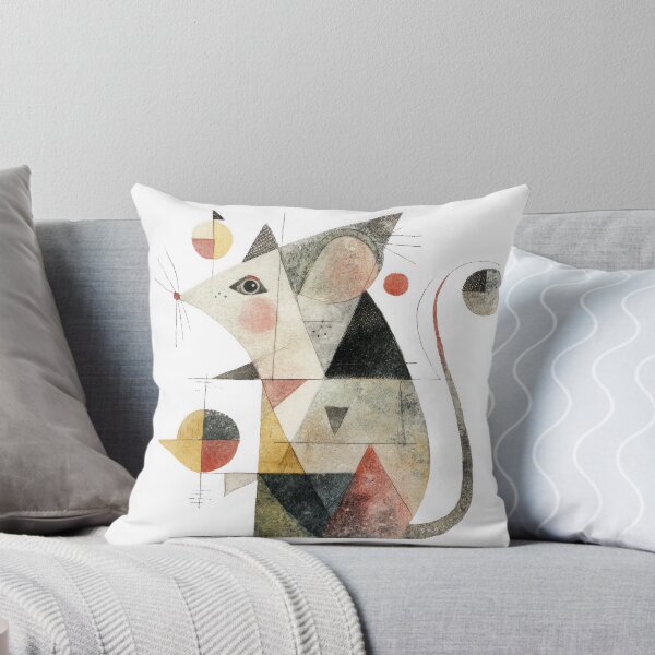 Item preview, Geometric Mouse – Bauhaus Inspired Abstract Animal Art designed and sold by dawnleblanc55.