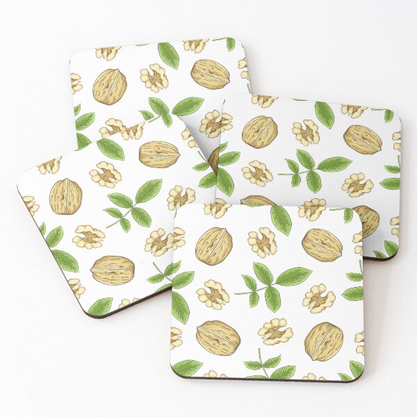 Item preview, Walnut and Green Leaf Pattern – Natural Earthy Design Tote Bag designed and sold by FestivityFinds.