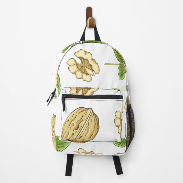 Item preview, Walnut and Green Leaf Pattern – Natural Earthy Design Tote Bag designed and sold by FestivityFinds.
