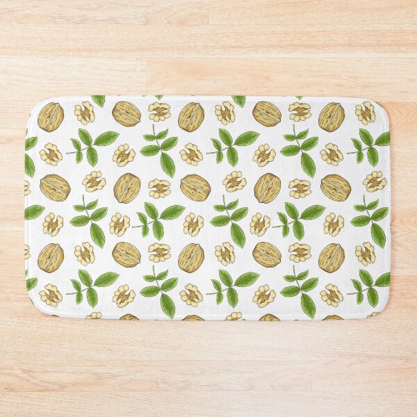 Item preview, Walnut and Green Leaf Pattern – Natural Earthy Design Tote Bag designed and sold by FestivityFinds.