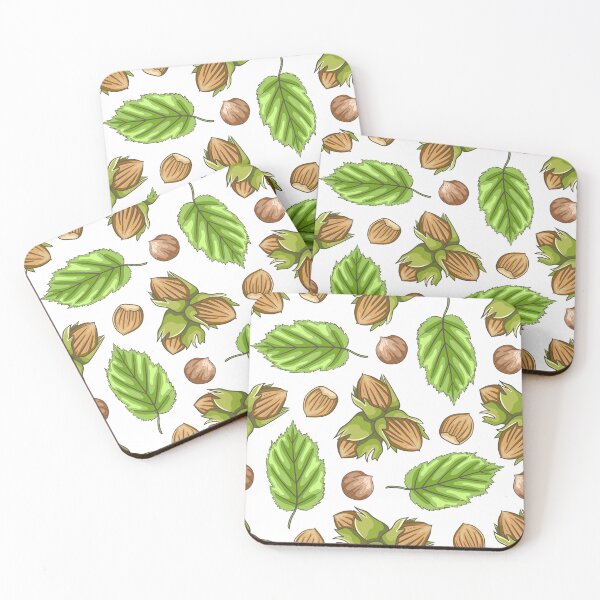 Item preview, Hazelnut and Green Leaf Pattern – Earthy Botanical T-shirt designed and sold by FestivityFinds.