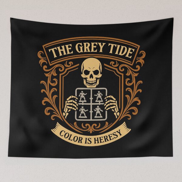 Item preview, The Grey Tide Color is Heresy Funny Miniature Painting designed and sold by pixeptional.