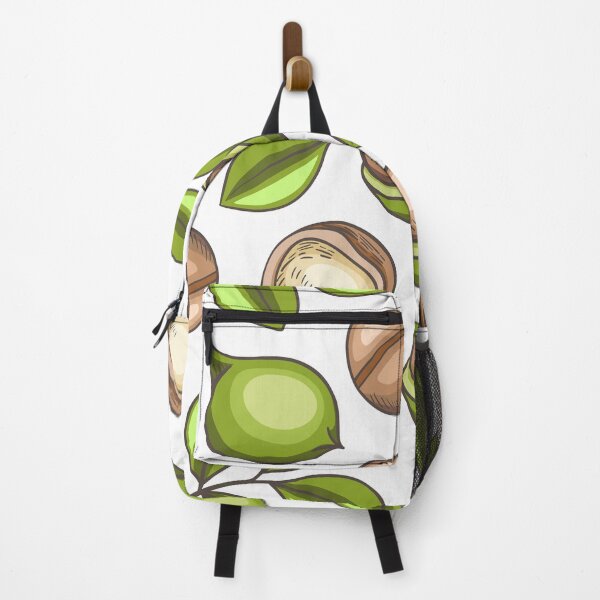 Item preview, Macadamia Nut and Green Leaf Pattern – Organic Nature T-shirt designed and sold by FestivityFinds.