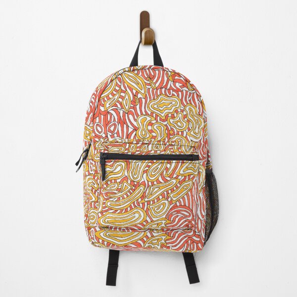 Item preview, Flowing Floral Abstractions in Red and Gold designed and sold by Flower Magic .