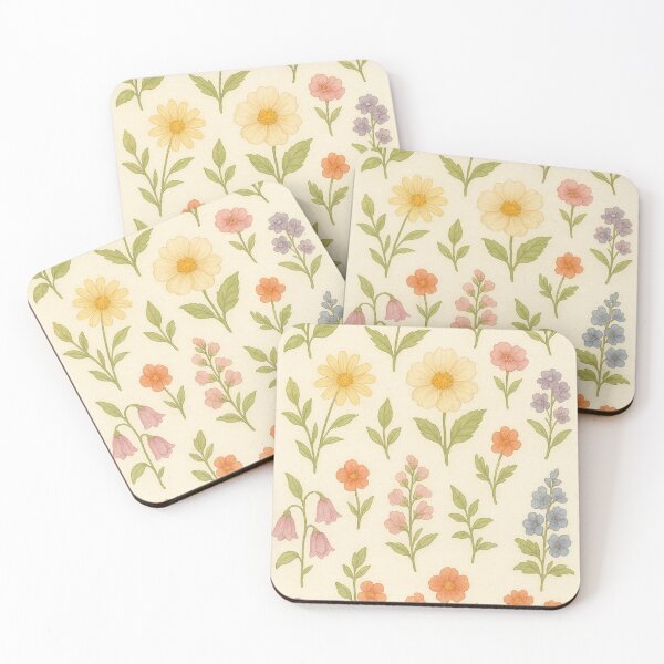 Item preview, Cottagecore Flower Pattern – Rustic Watercolor designed and sold by Porosenok.