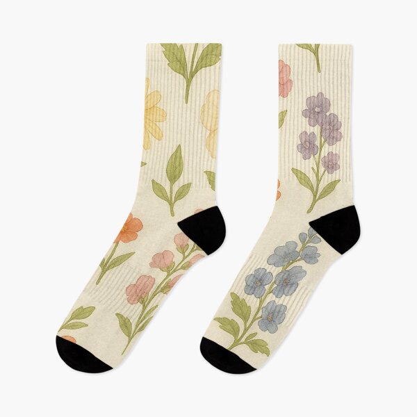 Item preview, Cottagecore Flower Pattern – Rustic Watercolor designed and sold by Porosenok.