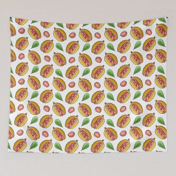 Item preview, Cacao Pod and Green Leaf Pattern – Organic Nature T-shirt designed and sold by FestivityFinds.