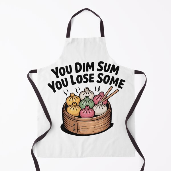 Item preview, You Dim Sum You Lose Some, Funny Dumpling Food Pun Design designed and sold by Bliss Find And Design.