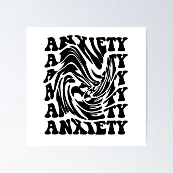 Item preview, Visualizing the Overwhelming Spiral of Anxiety designed and sold by Beyond Wear.