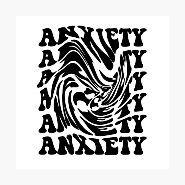 Item preview, Visualizing the Overwhelming Spiral of Anxiety designed and sold by Beyond Wear.