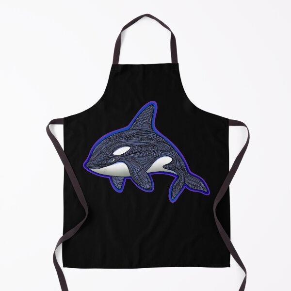 Item preview, Killer Whale (Orca) line art drawing designed and sold by DaveDanchuk.
