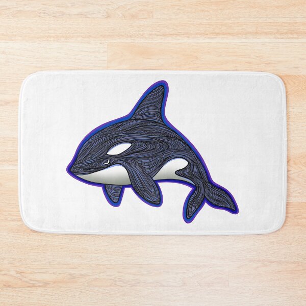 Item preview, Killer Whale (Orca) line art drawing designed and sold by DaveDanchuk.
