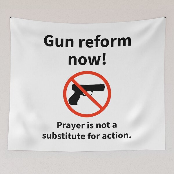 Item preview, Gun reform now! designed and sold by Rachel the Artist .
