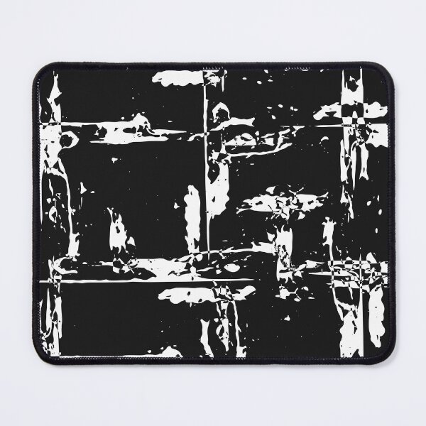 Item preview, Abstract Black and White Grunge Grid – Modern Minimalist Industrial Wall Art designed and sold by FestivityFinds.