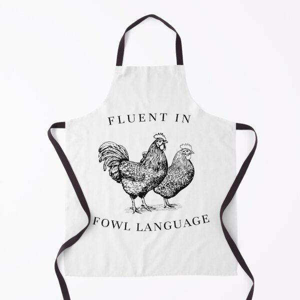 Item preview, Fluent in Fowl Language Chickens designed and sold by StegzArt.