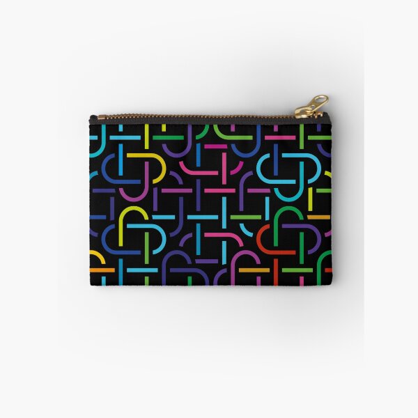 Item preview, Colorful Geometric Braid Pattern – Vibrant Abstract Line Art Wall Art designed and sold by FestivityFinds.