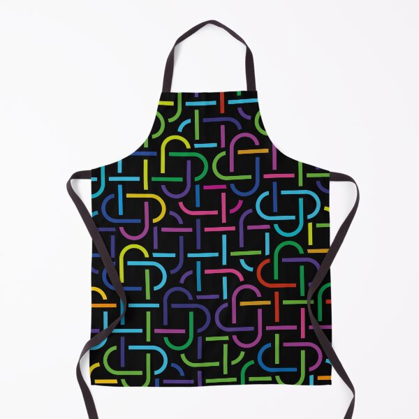 Item preview, Colorful Geometric Braid Pattern – Vibrant Abstract Line Art Wall Art designed and sold by FestivityFinds.
