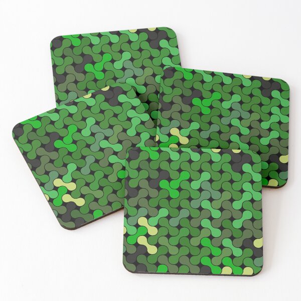 Item preview, Geometric Green Gradient Pattern – Modern Abstract Laptop Skin designed and sold by FestivityFinds.