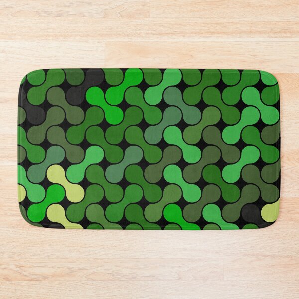 Item preview, Geometric Green Gradient Pattern – Modern Abstract Laptop Skin designed and sold by FestivityFinds.