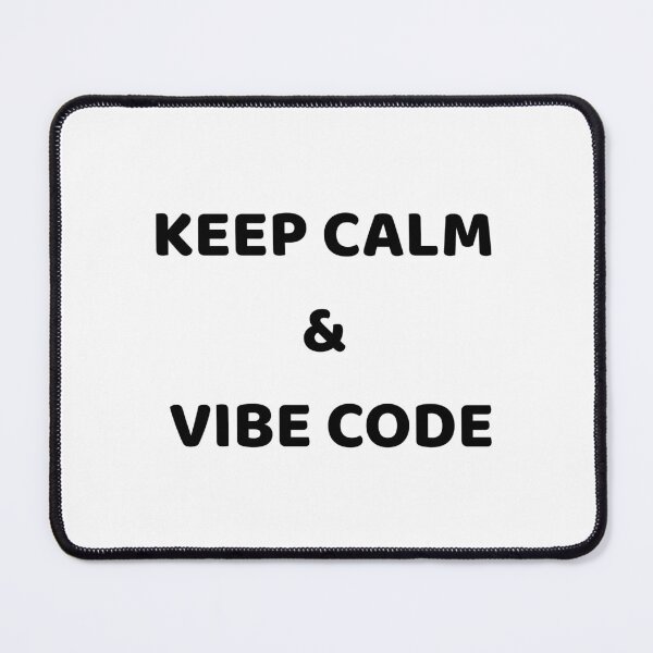 Item preview, Keep Calm & Vibe Code designed and sold by Programming Jokes.