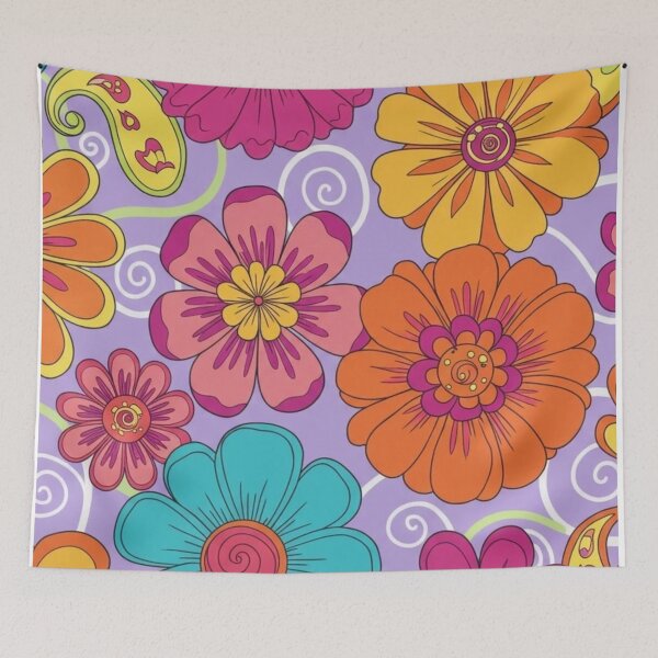 Item preview, seamless pattern stylized retro flower classic shirts designed and sold by anandsiva2703.