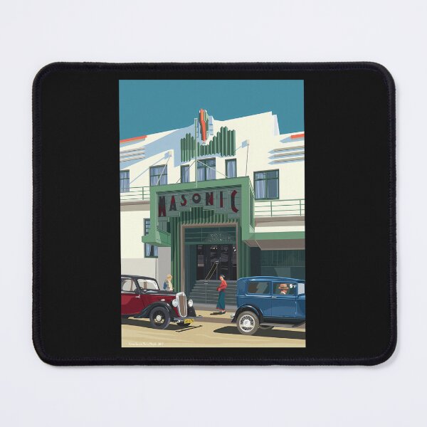 Item preview, Art Deco Napier Masonic Hotel designed and sold by parcoaguel.