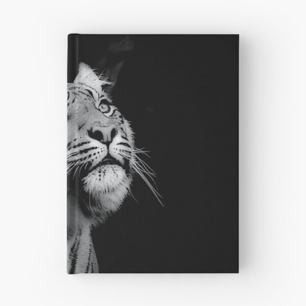 Item preview, Tiger - "Smelling the Roses" - in black and white designed and sold by PixSL Photography and Photo Art.