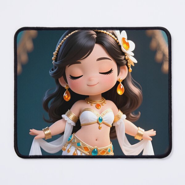 Item preview, Charming Belly Dancer in White designed and sold by Alexander Butler.