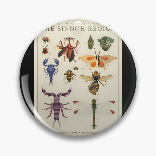 Item preview, Arthropods From Sinnoh designed and sold by mielecude.