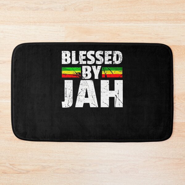 Item preview, Blessed By Jah Rasta Reggae Graphic Gift Jah Bless Print designed and sold by mallakle.