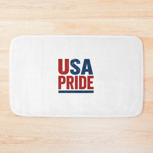 Item preview, USA Pride Typography – Patriotic Red White Blue Design for Apparel & Accessories designed and sold by Gang store.