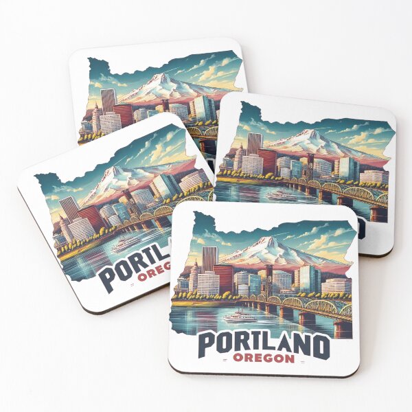 Artikelvorschau, Portland Oregon - Reisekunst entworfen und verkauft von HaydenMillepied.