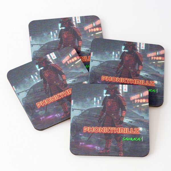 Item preview, "Samurai Drift - PhonkThrillz Neon Art designed and sold by PhonkThrillz .
