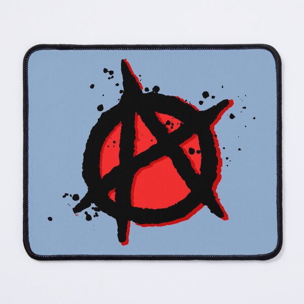 Item preview, Anarchy!- blue gray background designed and sold by ZER0XMACHINE.